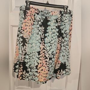 GAP Black and Green Mini Skirt Casual Resort Wear